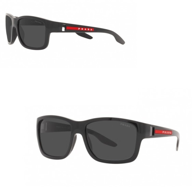 PRADA INJETADO MASCULINO PS01WS 1AB06F OCULOS DE SOL - PRADA - Óculos de Sol