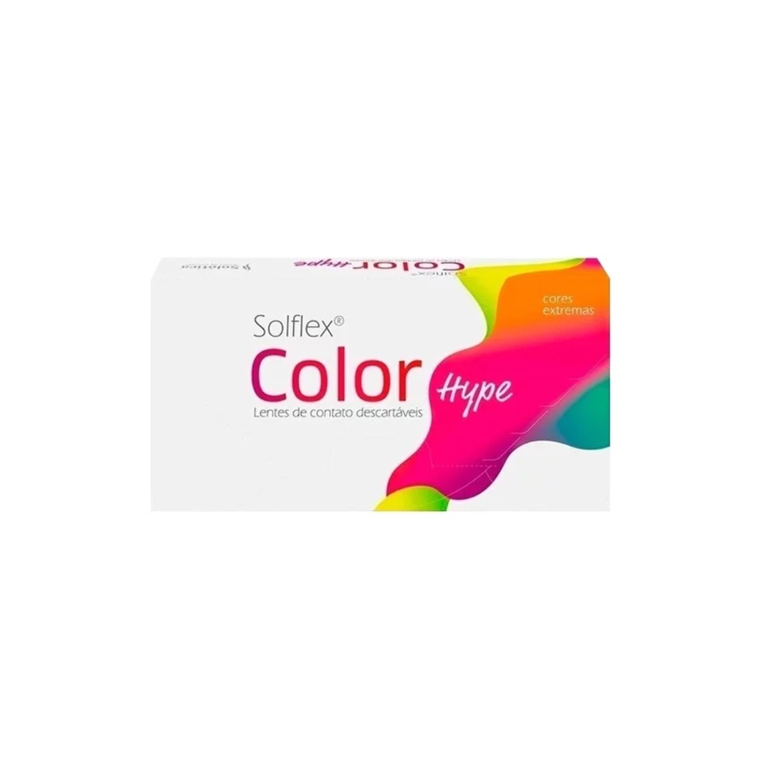 Lentes de contato coloridas Solflex Color Hype - Sem grau