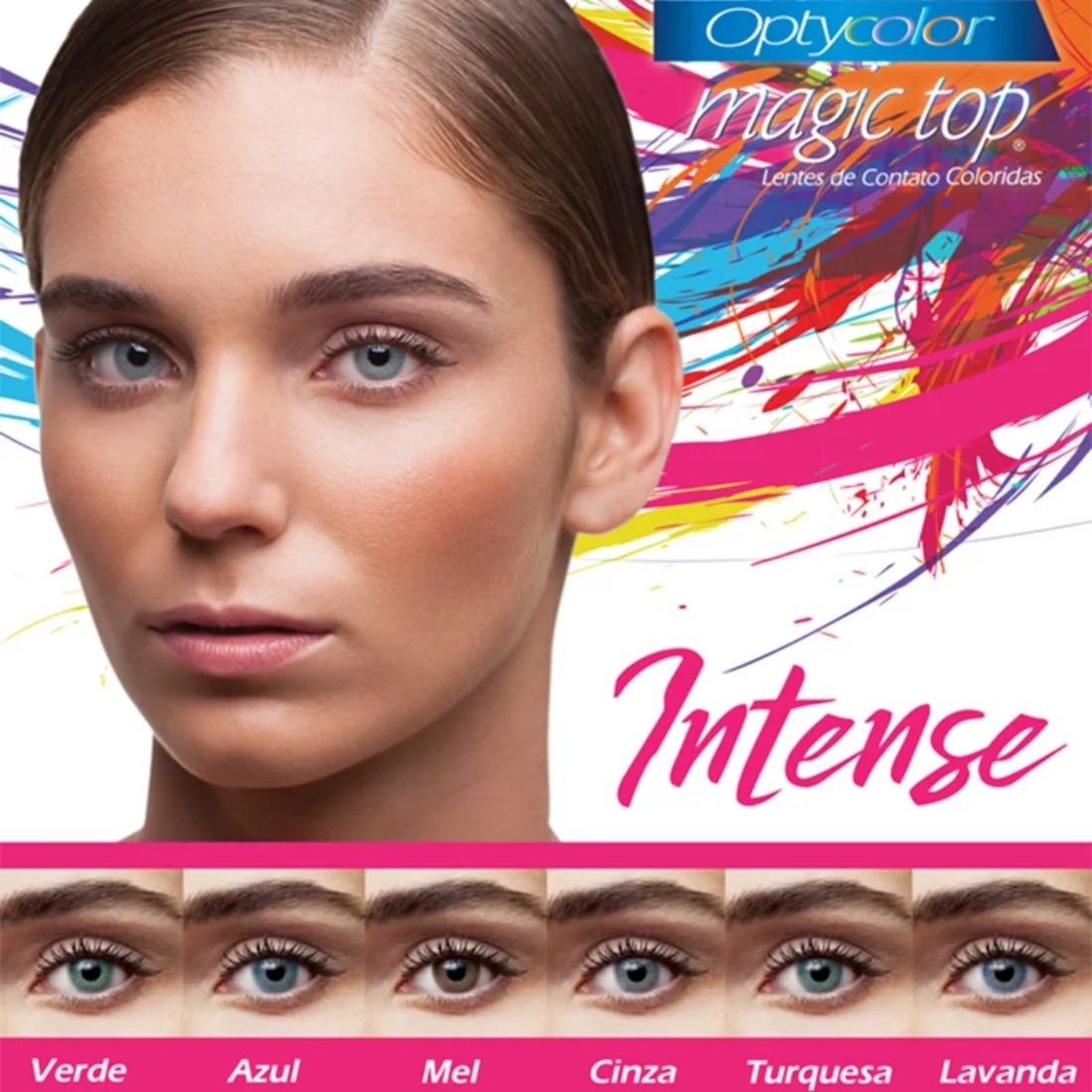 Lentes de contato Magic Top Optycolor Intense