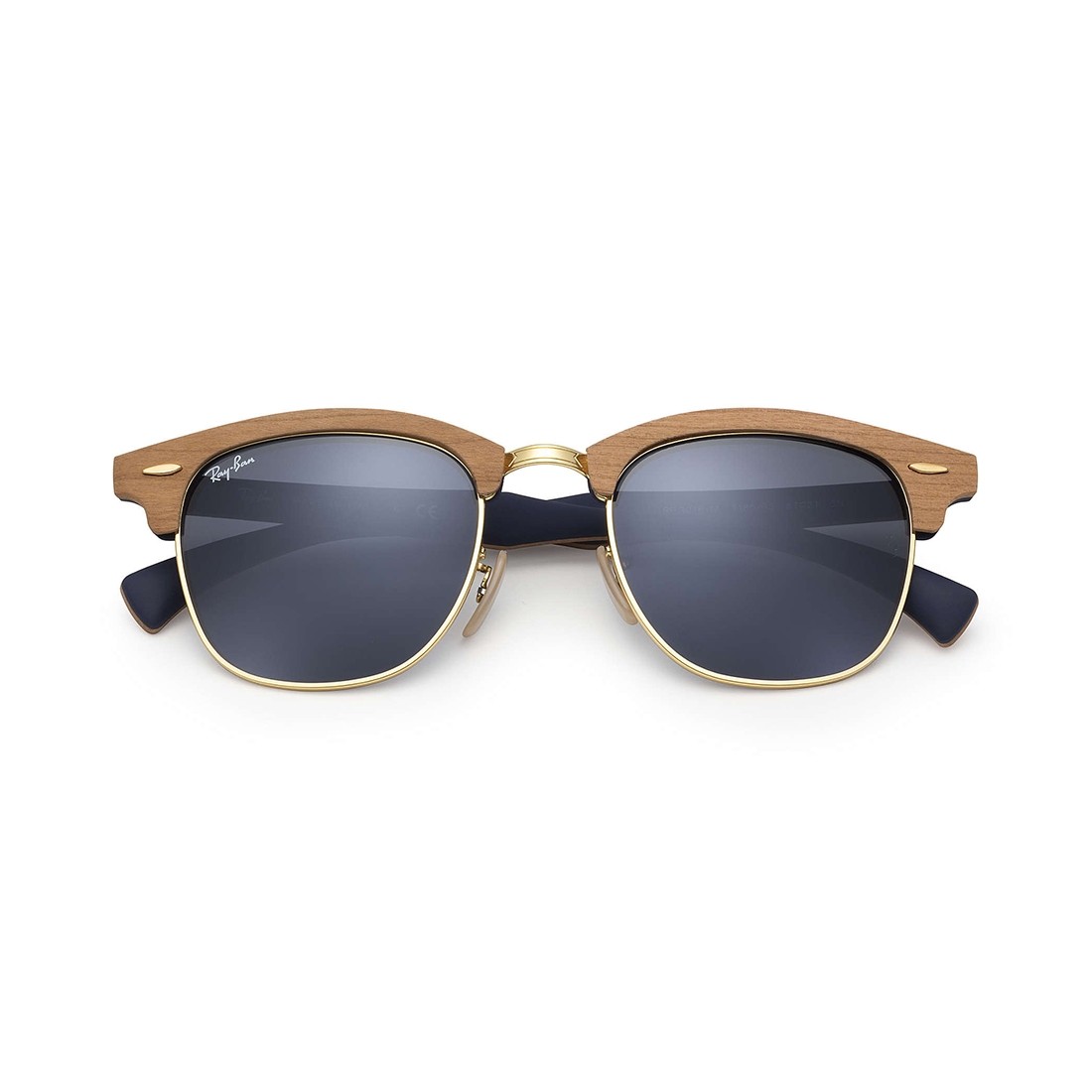 Ray Ban Clubmaster RB 3016 M Óculos de Sol - 51 - Marrom