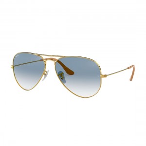 Ray Ban Aviator Large Metal RB3025L Óculos de Sol-58-Dourado