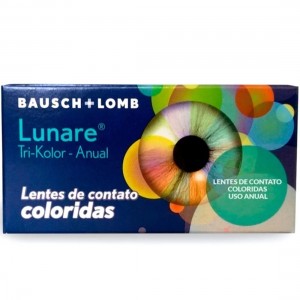 Lentes de contato coloridas Lunare Tri-Kolor anual - Sem grau