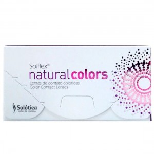 Lentes de contato coloridas Solflex Natural Colors - Sem grau