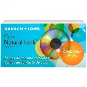 Lentes de contato colorida Natural Look - Com grau